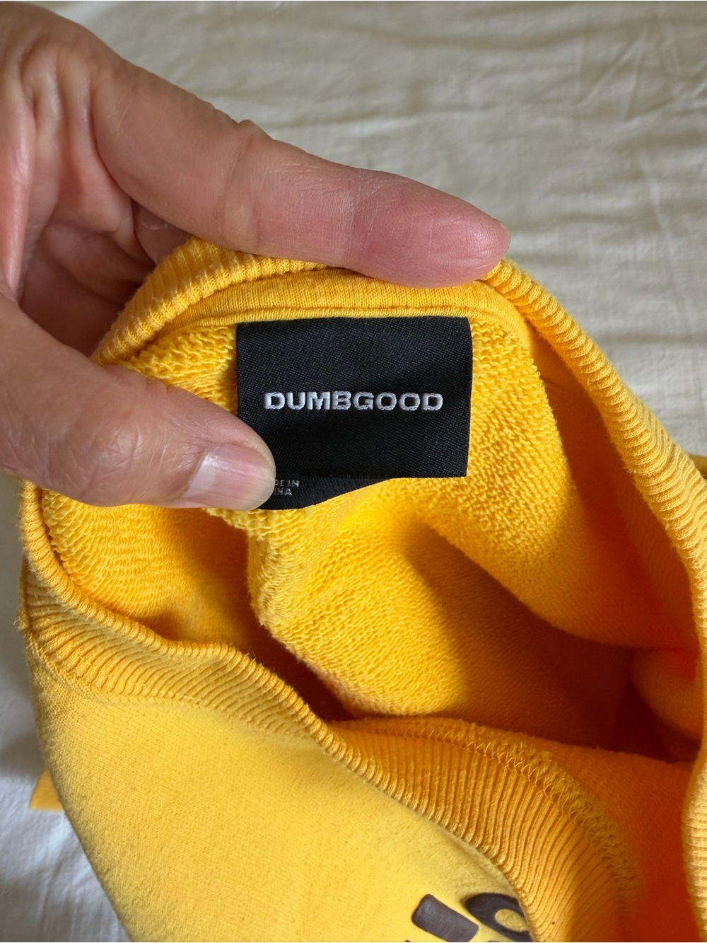 Rilakkuma Yellow Graphic Crewneck Sweater - Picture 5 of 9